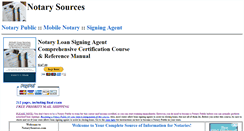 Desktop Screenshot of notarysources.com
